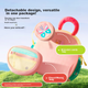 Рюкзак дитячий MiDeer Outdoor Functional Series, рожевий метелик, розмір M - зображення 3