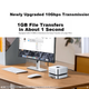Корпус для M.2 SSD-накопителей UGREEN, совместимый с док-станцией расширения Mac Mini M4, DisplayPort, USB 3.2, совместимый с устройствами Apple Host, интерфейс Thunderbolt 4/5. - зображення 4