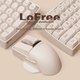 Беспроводная офисная мышь LOFREE из PBT-пластика с тремя режимами работы, OLED-дисплеем и регулировкой DPI, портативная для дома и офиса. - изображение 1