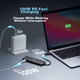 Док-станция расширения ANKE Type-C, USB-кабель для быстрой зарядки PD100 Вт, HDMI-адаптер, док-станция расширения для Huawei, Apple Macbook, планшетов и других устройств, конвертер, Five-I - изображение 6