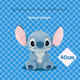 Мягкая плюшевая игрушка MINISO Disney Stitch среднего размера, сидячая, подарок на день рождения для ребенка, подарок для девочки. - зображення 5