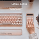 Рідкий тональний крем LOFREE EH121, цифрова клавіатура з трьома режимами роботи з цукровими бобами, міні-клавіатура Bluetooth, калькулятор, підходить для фінансів та офісного використання - зображення 5