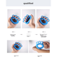Тренажер для рук Duweike Grip Ball для реабилитации пожилых людей и детей, оборудование для упражнений для рук, набор из трех колец для укрепления пальцев. - изображение 6