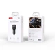 ФМ-модулятор XO BCC17 Smart Bluetooth MP3 A+C Dual Port PD30W Чорний - изображение 2