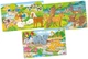 Zestaw puzzli drewnianych Goki Animals 3 szt x 24 elementy 57377 (4013594573771) - obraz 1