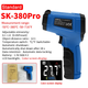 Пирометр SNAKOL SK-380Pro цифровой инфракрасный термометр -50–380°C EMS=0.1-1.00 DS=12:1 многолучевой лазер - изображение 3