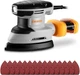 Вібраційна шліфувальна машина DEKOPRO 180W Mouse Sander, 13000 об/хв, контейнер для пилу, шліфмашина, шліфувальна машинка по дереву - зображення 1