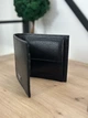 Гаманець чоловічий Emporio Armani натуральна шкіра чорний - изображение 4