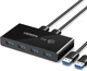 Сплиттер Ugreen US216 2 In 4 Out USB 3.0 Sharing Switch Box Black (UGR-30768) - изображение 1