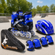 Комплект детских роликов Scale Sports Blue раздвижные + защита + шлем (29–33) - изображение 1