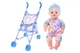 Тележка с куклой сидячая H01-63 в шарик р.62x20см YG Toys - изображение 1