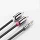 Кабель Ugreen AV116 3.5 mm to 2RCA Audio Cable 1m Black (904019671) - зображення 2