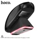 Миша HOCO RGB wireless mouse dock charging 3-mode DI89 |2.4G/BT/Type-C| Black - зображення 2