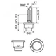 Автолампи PHILIPS 85122VIS1 Porsche 911; Mazda 3; Infiniti QX, G, FX, EX, Q; Audi Allroad, A8, A6; Nissan X-Trail; Opel Astra; Honda FR-V; Citroen C6; Renault Laguna 4B0941473, N10445701, 1J5941015AM - зображення 3