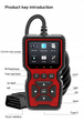 Автомобильный диагностический сканер OBD2 V519 Мультимарочный автосканер с цветным дисплеем - изображение 5