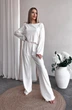 Женская пижама (кофта + штаны) 2в1 трикотаж XL-XXL Белый - изображение 3