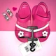 Детские босоножки Crocs Lina charm C7 23-24р малиновый - изображение 6