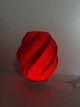 Настільна світлодіодна лампа "Хвиля" LED з USB бордовий - изображение 2