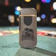 Преміальна електро запальничка з зображенням Гральні Кубики - Chaban Souvenir - USB спіральна безполум’яна в подарунковій коробці. “No risk no story” ZSL_46 - зображення 1