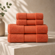 Рушник махровий однотонний теракот LoveYouHome - зображення 4