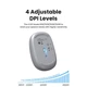 Мышка Ugreen MU105 Wireless Gray (90669) (345439) - изображение 10