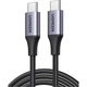 Дата USB-C кабель USB-C 2.0m 240W space gray Ugreen (90440) (345451) - зображення 1
