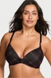 Комплект белья: бюстгальтер push-up и трусики стринг Victoria's Secret 70C/S Черный (144641) - изображение 5