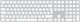 Бездротова клавіатура Apple Magic Keyboard with Touch ID and Numeric Keypad for Macs White Keys (MK2C3)(UKR) Б/В - зображення 1
