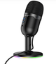 Настольный микрофон Hoco Bright USB L25 конденсаторный RGB подсветка для стрима и записи - изображение 2