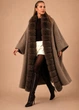 Женское пальто Fashion one size коричневое ж46 - изображение 1