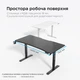 Комп'ютерний стіл Anda Seat Xtreme Pro Black (AD-D-DD1-1400-08-B) - зображення 7