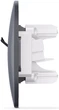 Розетка компьютерная VIDEX Binera CAT6 Черный графит (VF-BNSK1PC6-BG) - изображение 4