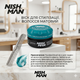 Матовий віск для стилізації волосся Nishman Matte Finish Super High Hold Wax M4 (NMN-100-M4) - зображення 2