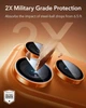 Защитное стекло на камеру ESR Armorite Camera Lens для iPhone 16 Pro/16 Pro Max/17 Pro/17 Pro Max Orange (1D73200902) - изображение 5