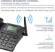 Стационарный телефон DDK995+ с двумя SIM-картами, поддержкой GSM850/900/1800/1900 МГц Черный - изображение 5