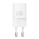 Мережевий зарядний пристрій Baseus GaN5 Fast Charger(mini) 1C 20W EU White - зображення 3