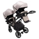 Коляска 2 в 1 для двойни Bair Kiwi DUO Soft BKD-455 капучино - изображение 8