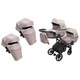 Коляска 2 в 1 для двойни Bair Kiwi DUO Soft BKD-455 капучино - изображение 10