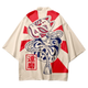 Плащ Хаори Накидка в японском стиле Дарума и маска кицунэ Daruma kitsune mask - изображение 1