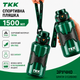 Спортивна пляшка для води TKK 1500 мл (1.5 л): ударостійкий Tritan BPA-free, Зелена - зображення 7