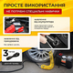 Автомобильный компрессор двухпоршневой GREY в кейсе с витым шлангом для подкачки шин и надувных изделий - изображение 3