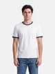 Футболка хлопковая длинная мужская Jack & Jones 12291668 2XL Bright White (5715867218851) - изображение 1