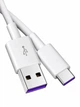 Кабель быстрой зарядки USB - Type C 5A шнур провод шнурок для зарядки телефона смартфона андроид Samsung Xiaomi Realme Google Fast Charging 1м LEXEGO 696920 - изображение 3
