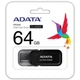 USB флеш накопитель ADATA 64GB UV240 Black USB 2.0 (AUV240-64G-RBK) ADATA AUV240-64G-RBK 1075743 - изображение 3