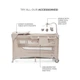 Дитячий манеж Kinderkraft с пеленатором Joy 2 Beige (5902533925162) Kinderkraft 5902533925162 1088849 - зображення 6