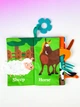 Книжка-шуршалка развивающая Хвостики Домашние животные с прорезывателем - изображение 3