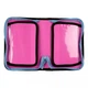 Пенал твердий 1Вересня одинарний з двома клапанами HP-04 Pink and Blue - изображение 3