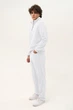 Світшот на блискавці класичний чоловічий White 8XL - зображення 3