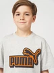 Детская футболка для мальчика Puma Essentials Logo Lab 69338704 134-140 см Light Gray Heather (4069161737749) - изображение 4