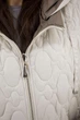 Жіноча двостороння стьобана куртка casual з капюшоном на осінь-весну Snow Owl (молочний, XL), 117051, 116974 - изображение 5